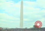 Image of Peace demonstrators march protesting Vietnam War Washington DC USA, 1969, second 54 stock footage video 65675042914