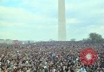 Image of Peace demonstrators march protesting Vietnam War Washington DC USA, 1969, second 56 stock footage video 65675042914