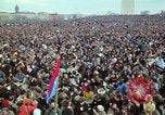 Image of Peace demonstrators march protesting Vietnam War Washington DC USA, 1969, second 59 stock footage video 65675042914