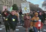 Image of Peace demonstrators protest Vietnam War Washington DC USA, 1969, second 3 stock footage video 65675042915