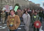 Image of Peace demonstrators protest Vietnam War Washington DC USA, 1969, second 6 stock footage video 65675042915
