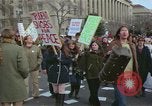 Image of Peace demonstrators protest Vietnam War Washington DC USA, 1969, second 9 stock footage video 65675042915