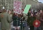 Image of Peace demonstrators protest Vietnam War Washington DC USA, 1969, second 10 stock footage video 65675042915