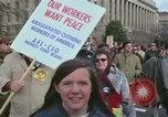 Image of Peace demonstrators protest Vietnam War Washington DC USA, 1969, second 16 stock footage video 65675042915