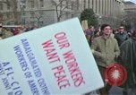 Image of Peace demonstrators protest Vietnam War Washington DC USA, 1969, second 17 stock footage video 65675042915