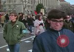 Image of Peace demonstrators protest Vietnam War Washington DC USA, 1969, second 20 stock footage video 65675042915