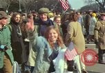 Image of Peace demonstrators protest Vietnam War Washington DC USA, 1969, second 45 stock footage video 65675042915