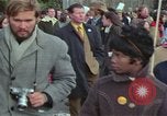 Image of Peace demonstrators protest Vietnam War Washington DC USA, 1969, second 59 stock footage video 65675042915