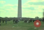Image of Peace activists march against Vietnam War Washington DC USA, 1969, second 5 stock footage video 65675042916