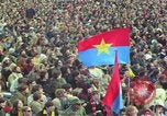 Image of Peace activists march against Vietnam War Washington DC USA, 1969, second 30 stock footage video 65675042916