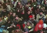 Image of Peace activists march against Vietnam War Washington DC USA, 1969, second 38 stock footage video 65675042916