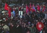Image of Peace activists march against Vietnam War Washington DC USA, 1969, second 53 stock footage video 65675042916