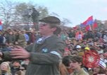 Image of Vietnam war pacifists march Washington DC USA, 1969, second 40 stock footage video 65675042920