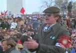 Image of Vietnam war pacifists march Washington DC USA, 1969, second 42 stock footage video 65675042920