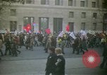 Image of pacifists march against Vietnam War Washington DC USA, 1969, second 5 stock footage video 65675042921