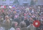 Image of pacifists march against Vietnam War Washington DC USA, 1969, second 23 stock footage video 65675042921