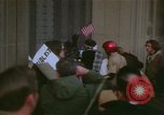Image of pacifists march against Vietnam War Washington DC USA, 1969, second 59 stock footage video 65675042921