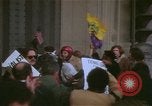 Image of pacifists march against Vietnam War Washington DC USA, 1969, second 61 stock footage video 65675042921