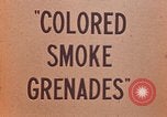 Image of colored smoke grenades United States USA, 1943, second 17 stock footage video 65675042930
