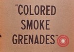 Image of colored smoke grenades United States USA, 1943, second 18 stock footage video 65675042930