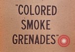 Image of colored smoke grenades United States USA, 1943, second 19 stock footage video 65675042930