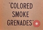 Image of colored smoke grenades United States USA, 1943, second 21 stock footage video 65675042930