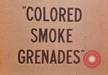 Image of colored smoke grenades United States USA, 1943, second 23 stock footage video 65675042930