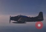 Standbild 1E Skyraider Südostasien, 1966, aus Sekunde 21 historischem Filmmaterial Videoclip 65675042964