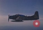 Standbild 1E Skyraider Südostasien, 1966, aus Sekunde 32 historischem Filmmaterial Videoclip 65675042964