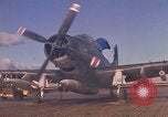Image of A-1E Skyraider aircraft operating on ground Southeast Asia, 1966, second 5 stock footage video 65675042967