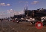 Image of A-1E Skyraider aircraft operating on ground Southeast Asia, 1966, second 15 stock footage video 65675042967
