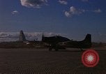 Image of A-1E Skyraider aircraft operating on ground Southeast Asia, 1966, second 45 stock footage video 65675042967