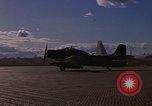 Image of A-1E Skyraider aircraft operating on ground Southeast Asia, 1966, second 49 stock footage video 65675042967