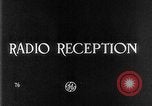 Image la transmission et la réception radio United States USA, 1941, de la seconde 4 séquences d'archives historiques vidéo 65675043000
