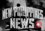 Image of President Jose Laurel Philippines, 1944, second 17 stock footage video 65675043001