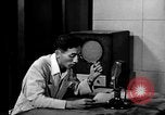 Image of Japanese Station announcer Tokyo Japan, 1945, second 51 stock footage video 65675043008