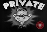Image of Private Snafu United States USA, 1944, second 10 stock footage video 65675043012
