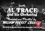 Image of Singer Al Trace in war bond drive United States USA, 1943, second 7 stock footage video 65675043013