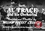 Image of Singer Al Trace in war bond drive United States USA, 1943, second 10 stock footage video 65675043013