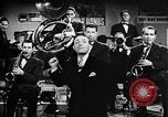Image of Singer Al Trace in war bond drive United States USA, 1943, second 15 stock footage video 65675043013