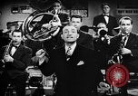 Image of Singer Al Trace in war bond drive United States USA, 1943, second 16 stock footage video 65675043013