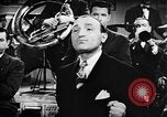 Image of Singer Al Trace in war bond drive United States USA, 1943, second 19 stock footage video 65675043013