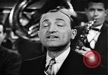 Image of Singer Al Trace in war bond drive United States USA, 1943, second 29 stock footage video 65675043013