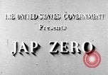Image of Japanese Mitsubishi A6M Zero United States USA, 1943, second 4 stock footage video 65675043014
