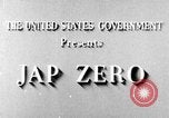 Image of Japanese Mitsubishi A6M Zero United States USA, 1943, second 5 stock footage video 65675043014