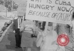 Image of Anti Castro Cuban refugees Florida United States USA, 1967, second 20 stock footage video 65675043040
