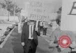 Image of Anti Castro Cuban refugees Florida United States USA, 1967, second 23 stock footage video 65675043040