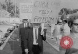 Image of Anti Castro Cuban refugees Florida United States USA, 1967, second 24 stock footage video 65675043040
