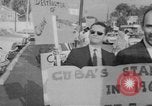 Image of Anti Castro Cuban refugees Florida United States USA, 1967, second 35 stock footage video 65675043040