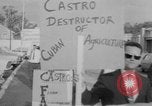Image of Anti Castro Cuban refugees Florida United States USA, 1967, second 36 stock footage video 65675043040